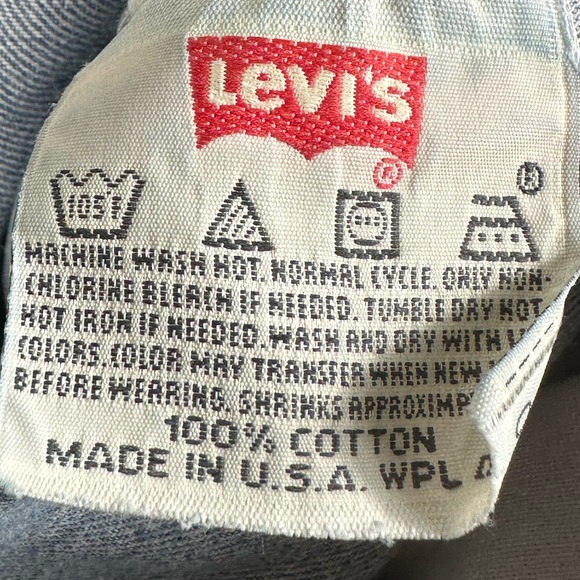 Vintage 90’s Levi’s 501xx Denim Blue Jeans Made in USA Size 32x32 - Picture 8 of 10